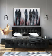 Reunification <br>122x182.9x3.8 cm<br>48”x72”x1.5