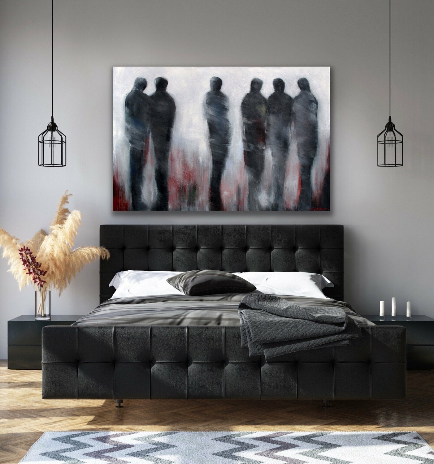 Reunification <br>122x182.9x3.8 cm<br>48”x72”x1.5