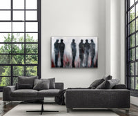 Reunification <br>122x182.9x3.8 cm<br>48”x72”x1.5