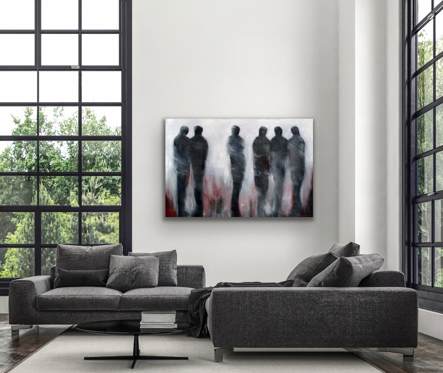 Reunification <br>122x182.9x3.8 cm<br>48”x72”x1.5