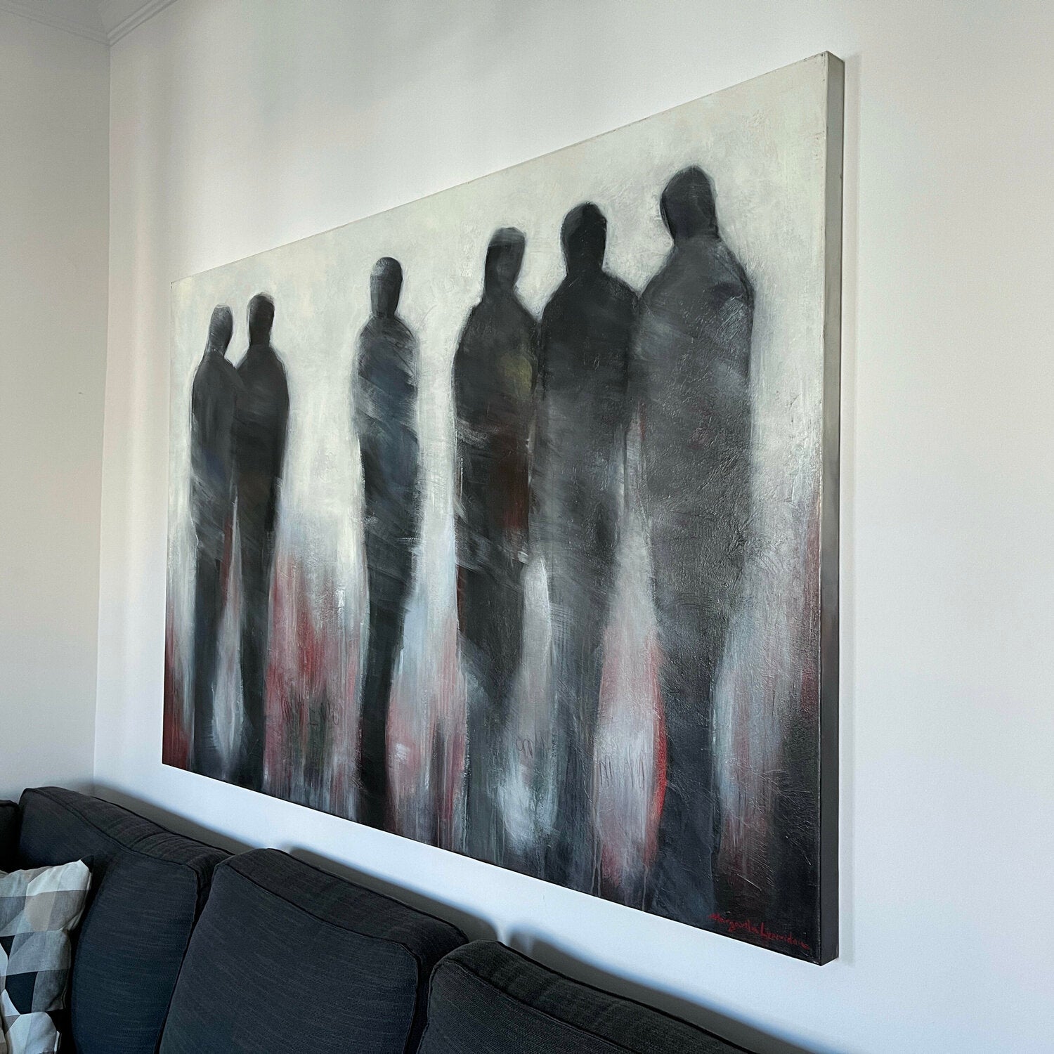 Reunification <br>122x182.9x3.8 cm<br>48”x72”x1.5