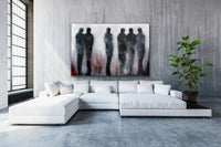 Reunification <br>122x182.9x3.8 cm<br>48”x72”x1.5