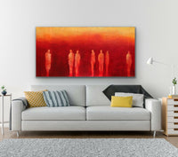 Le sentiment de bien être <br>76.2x152.4x4 cm<br>30”x60”x1.5”