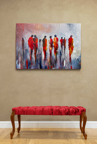 Strangers In The Light <br>70x100x3 cm<br>27.5”x39.3”x1.2”