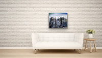 City Dwellers <br>61x76.2x3.8 cm<br>24”x30”x1.5”