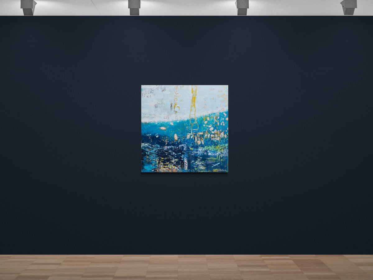 Au Fond de l'Inconnu <br>102x102x2 cm<br>40.2"x40.2"x0.8"