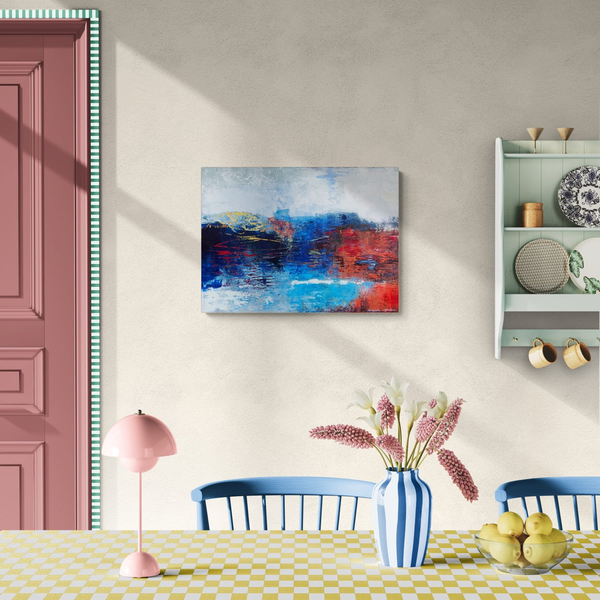 Hometown <br>55.8x76.2x3.8 cm<br>22”x30"x1.5"