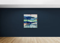 A Demain La Mer <br>121.9x121.9x3.8 cm<br>48"x48"x1.5"
