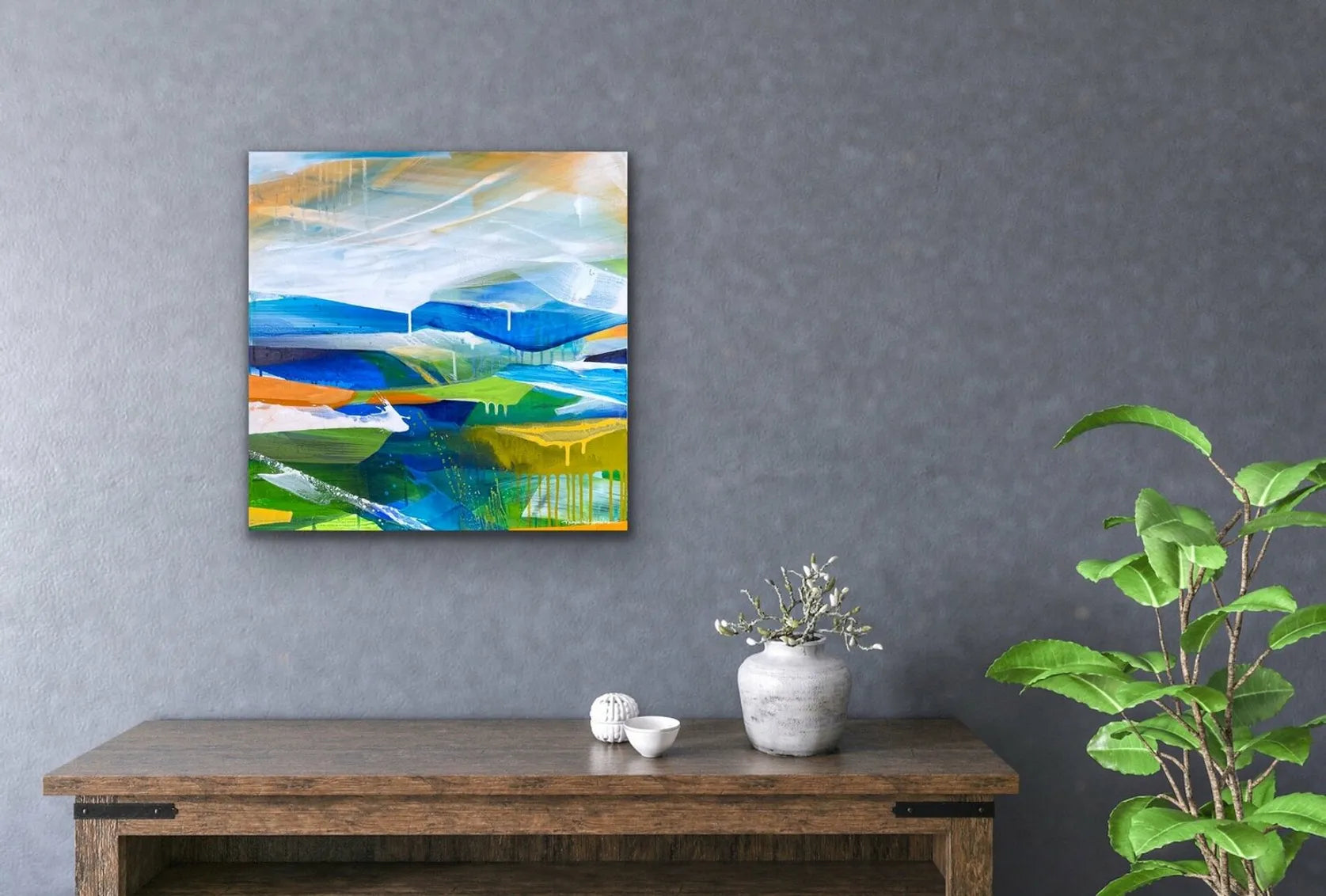 Wishing On A Star <br>60.9x60.9x3.8 cm<br>24”x24"x1.5"