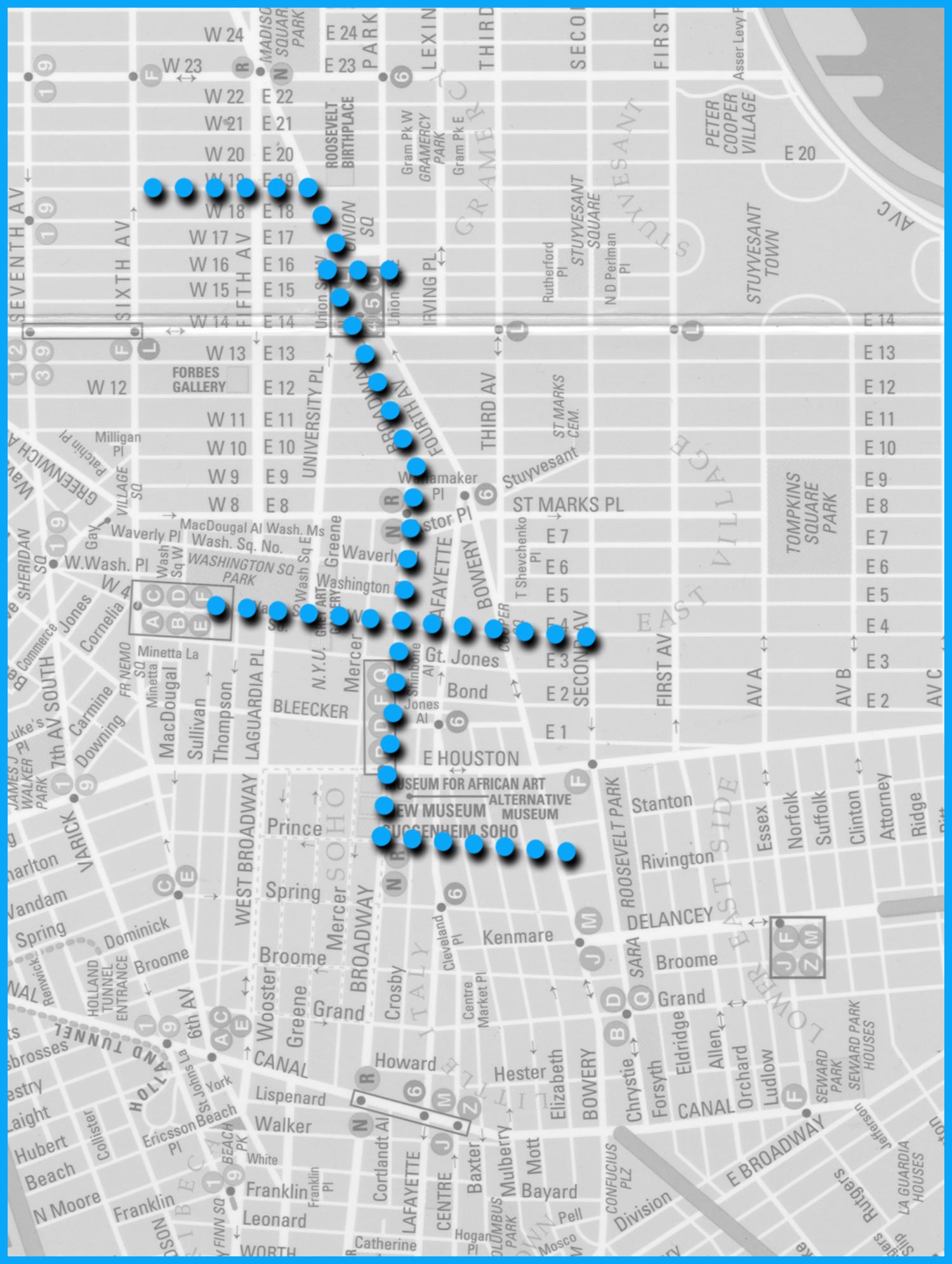 (5+5)x8 Walks Montreal - NYC