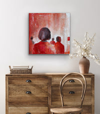 Dit mois une histoire <br>61x61x4 cm<br>24”x24”x1.6”