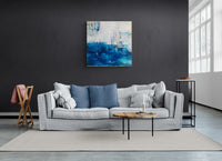 Entre le ciel et la mer<br>76.2x76.2x3.8cm<br>30”x30”x1.5”