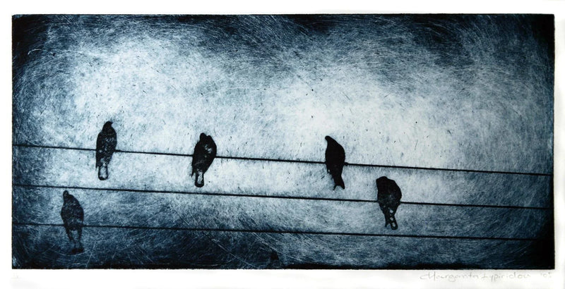 Birds in Blue